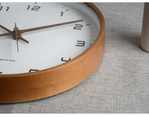 Horloge Murale Nordique en Bois.