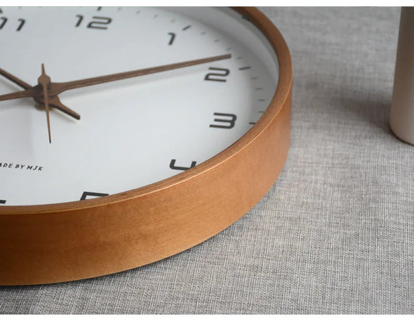 Horloge Murale Nordique en Bois.