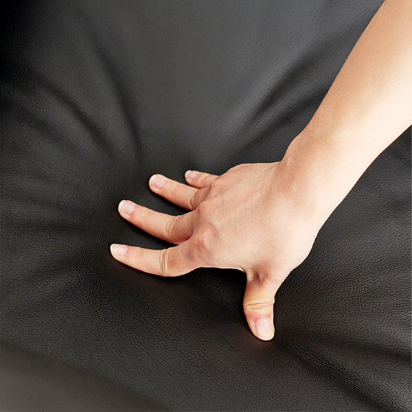 Fauteuil Grand Confort Moderniste – Cuir Véritable & Structure Chromée
