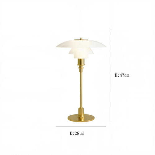 Lampe de Table Moderne en Verre et Métal – Finition Argentée ou Dorée