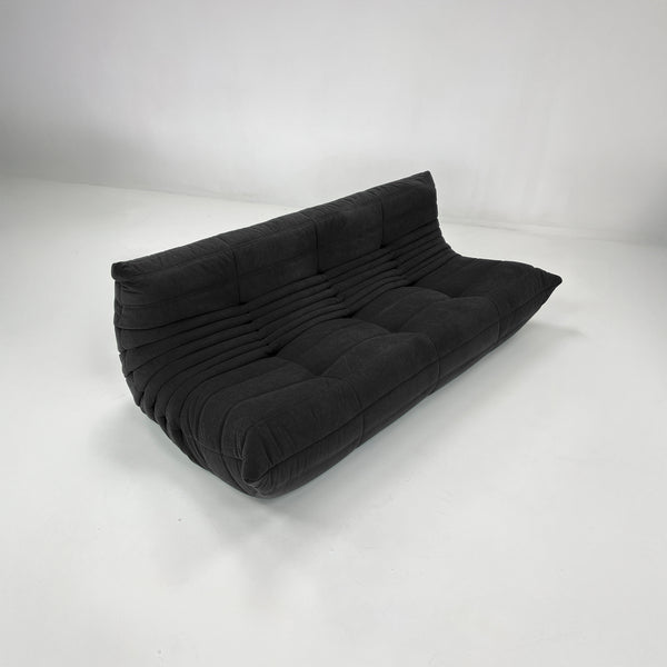Canapé Relax moderne 3 Places en Velours Côtelé – Design Sculptural et Texture Élégante