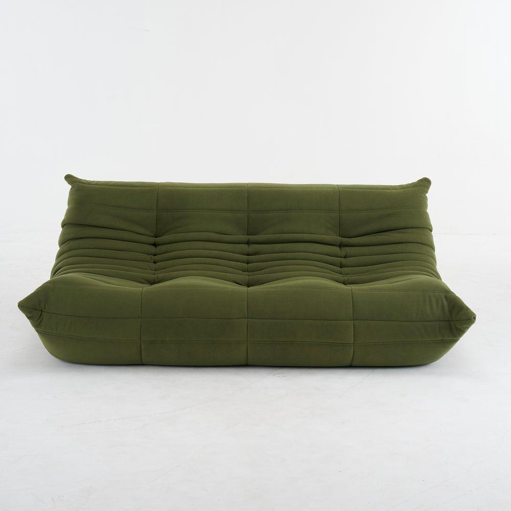 Canapé Relax  moderne 3 Places en Tissu de Luxe – Design Sculptural et Confort Exceptionnel