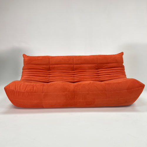 Canapé Relax moderne 3 Places en Velours Côtelé – Design Sculptural et Texture Élégante