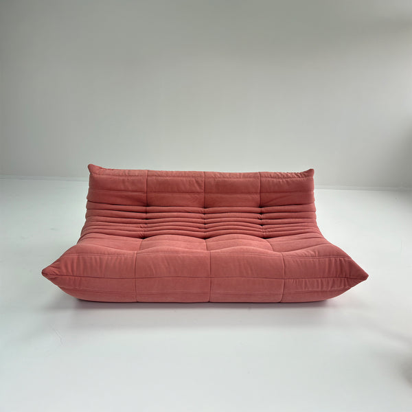 Canapé Relax moderne 3 Places en Velours Côtelé – Design Sculptural et Texture Élégante