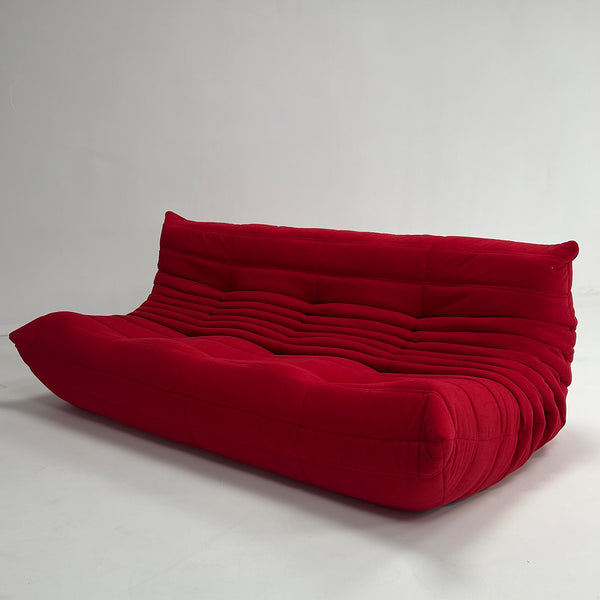 Canapé Relax moderne 3 Places en Velours Côtelé – Design Sculptural et Texture Élégante