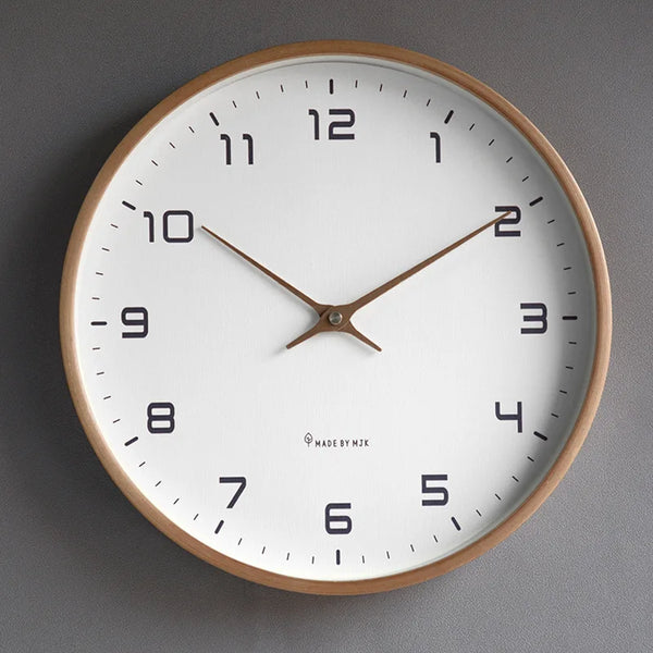 Horloge Murale Nordique en Bois.