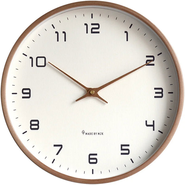 Horloge Murale Nordique en Bois.