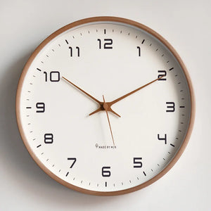 Horloge Murale Nordique en Bois.