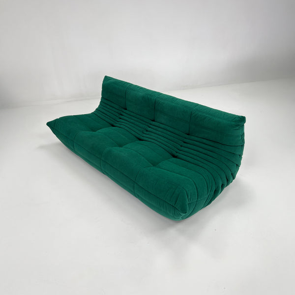 Canapé Relax moderne 3 Places en Velours Côtelé – Design Sculptural et Texture Élégante