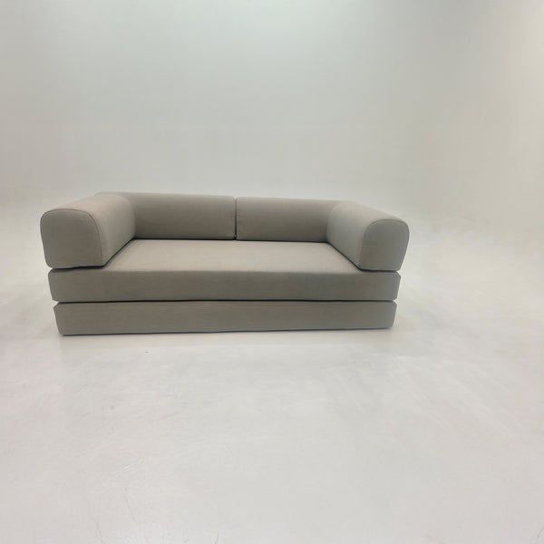 Canapé Chauffeuse Convertible 3 Places – Velours Déhoussable – Grand Confort