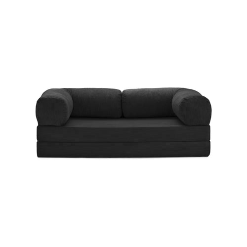Canapé Chauffeuse Convertible 3 Places – Velours Déhoussable – Grand Confort