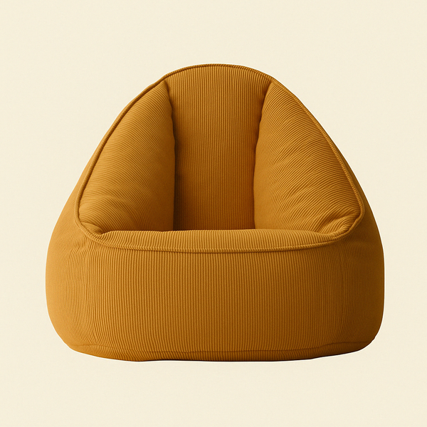 Pouf Poire Fauteuil Velours côtelé Sacoche